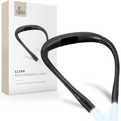 Tech-Protect Ll200 Neck Reading Light Black, USB Ladegerät, Schwarz Tech-Protect Ll200 Neck Reading Light Black, USB Ladegerät, Schwarz