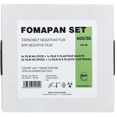 Foma Fomapan 400/36 Set 6 Filme - Schwarzweißkamera Foma Fomapan 400/36 Set 6 Filme - Schwarzweißkamera