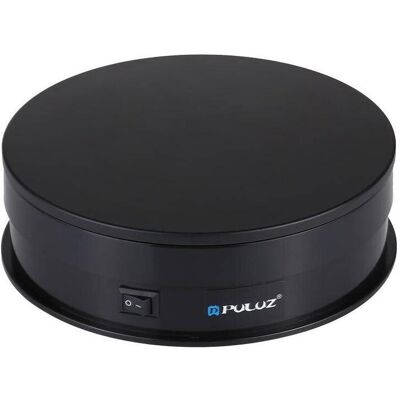 Puluz 360° Elektrischer Drehteller - Kamera, Schmuck, Uhr, 15cm Schwarz - Dreh-Show Puluz 360° Elektrischer Drehteller - Kamera, Schmuck, Uhr, 15cm Schwarz - Dreh-Show