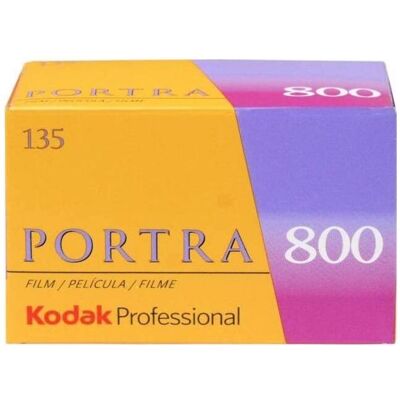 Kodak Portra 800 Film 135/36, Analogfilm, Schwarz Kodak Portra 800 Film 135/36, Analogfilm, Schwarz