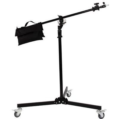 Helios Boom Stand BS24 (295 cm), Lampenstativ, Schwarz Helios Boom Stand BS24 (295 cm), Lampenstativ, Schwarz