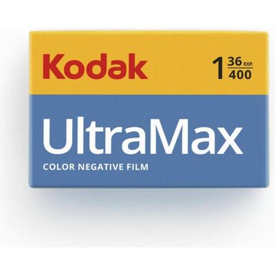 Kodak Ultra Max 400 Film 135/36, Analogfilm, Schwarz, Gelb Kodak Ultra Max 400 Film 135/36, Analogfilm, Schwarz, Gelb