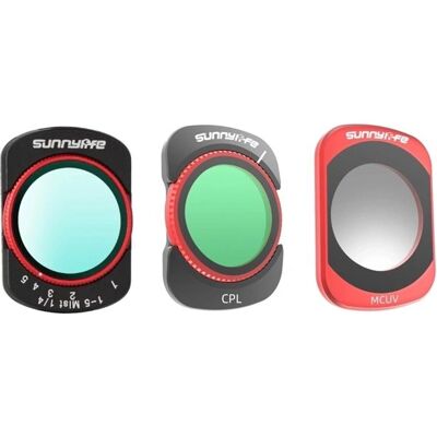 Sunnylife Filterset für Osmo Pocket 4/Pocket 3: VND2-32, CPL, MCUV, Black Mist 1/4, Action Cam Zubehör, Schwarz Sunnylife Filterset für Osmo Pocket 4/Pocket 3: VND2-32, CPL, MCUV, Black Mist 1/4, Action Cam Zubehör, Schwarz