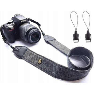 NoName Pasek na Szyję Ramię do Aparatu na Aparat DSLR Lustrzankę Bezlusterkowca / Szary (Nackengurt, Schultergurt), Kameragurt, Grau NoName Pasek na Szyję Ramię do Aparatu na Aparat DSLR Lustrzankę Bezlusterkowca / Szary (Nackengurt, Schultergurt), Kameragurt, Grau