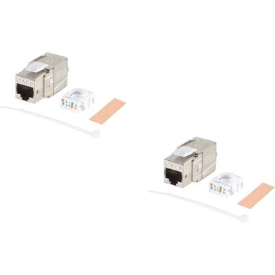 Shiverpeaks -BASIC-S--Netzwerk-RJ45 cat. 8.1 feldkonfektionierbarer Keystone Metall--VE2 (Keystone Modul), Zubehör Netzwerk Shiverpeaks -BASIC-S--Netzwerk-RJ45 cat. 8.1 feldkonfektionierbarer Keystone Metall--VE2 (Keystone Modul), Zubehör Netzwerk