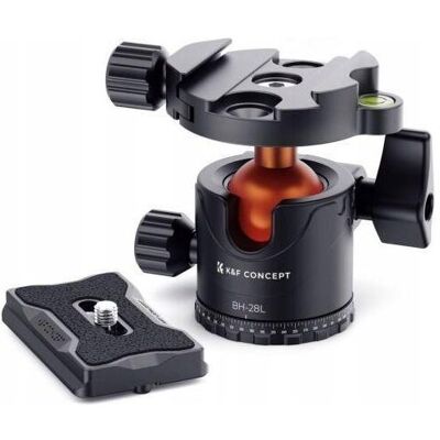 K&F Concept Kamerakopf 10Kg 1/4 3/8 Arca Swiss BH-28L K&F Concept Kamerakopf 10Kg 1/4 3/8 Arca Swiss BH-28L