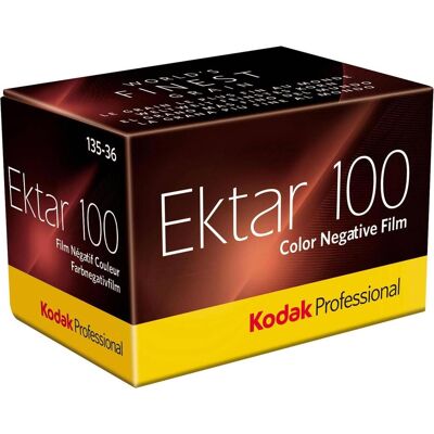 Kodak Ektar 100 Professional Film 135/36, Analogfilm, Schwarz, Gelb Kodak Ektar 100 Professional Film 135/36, Analogfilm, Schwarz, Gelb