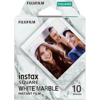 Fujifilm Fuji - Instax Square Film 1x10 Shots, Sofortbildfilm, Weiss Fujifilm Fuji - Instax Square Film 1x10 Shots, Sofortbildfilm, Weiss