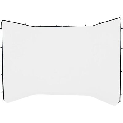 Lastolite Panoramic Background Cover (400 cm, 400 cm), Hintergrundsystem, Weiss Lastolite Panoramic Background Cover (400 cm, 400 cm), Hintergrundsystem, Weiss