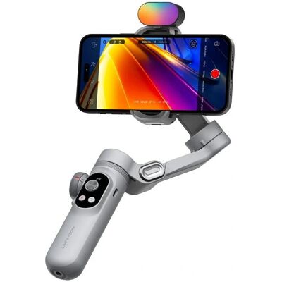 NoName AOCHUAN X Pro Gimbal mit RGB-Beleuchtung (grau) (Smartphone), Gimbal, Grau NoName AOCHUAN X Pro Gimbal mit RGB-Beleuchtung (grau) (Smartphone), Gimbal, Grau