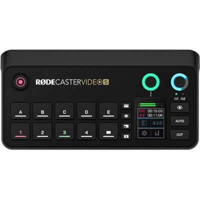 RØDE RØDECaster Video S (Studio- und Livemixer), Mischpult, Schwarz RØDE RØDECaster Video S (Studio- und Livemixer), Mischpult, Schwarz