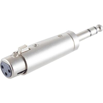 Shiverpeaks -BASIC-S--XLR-Kupplung auf Klinkenstecker 6,3 mm, Stereo, Audio Stecker Shiverpeaks -BASIC-S--XLR-Kupplung auf Klinkenstecker 6,3 mm, Stereo, Audio Stecker