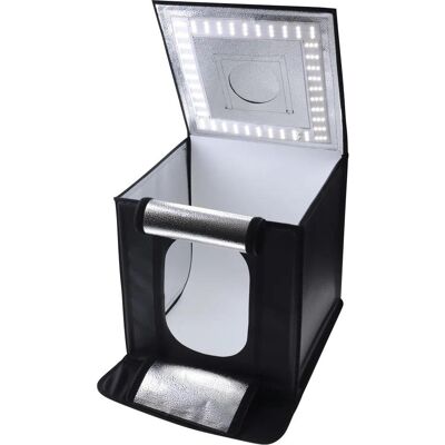 Caruba Portable Photocube LED 60x60x60cm (D139069) (Aufnahmebox), Studioausrüstung Zubehör, Weiss Caruba Portable Photocube LED 60x60x60cm (D139069) (Aufnahmebox), Studioausrüstung Zubehör, Weiss