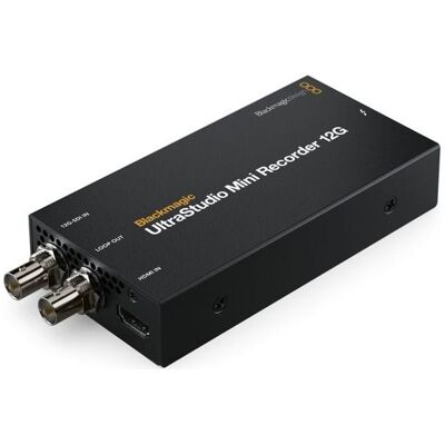 Blackmagic UltraStudio Mini Recorder 12G, Video Zubehör, Schwarz Blackmagic UltraStudio Mini Recorder 12G, Video Zubehör, Schwarz