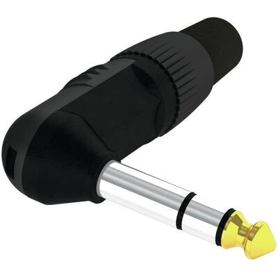 Hicon 6,35mm Schrägstecker - Audio Jack 3-polig Hicon 6,35mm Schrägstecker - Audio Jack 3-polig