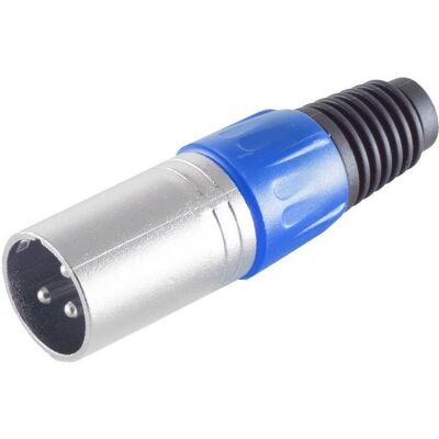 Shiverpeaks -BASIC-S--XLR-Stecker, blau, Audio Stecker, Blau Shiverpeaks -BASIC-S--XLR-Stecker, blau, Audio Stecker, Blau