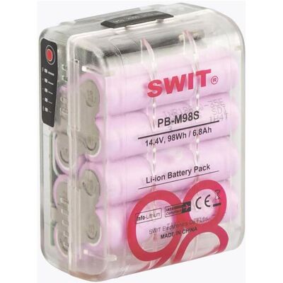 Swit PB-M98SE (Kamera Akku), Kamera Stromversorgung, Transparent Swit PB-M98SE (Kamera Akku), Kamera Stromversorgung, Transparent