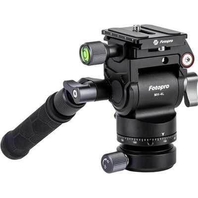Fotopro MH 4L Videokop (Videokopf), Stativkopf, Schwarz Fotopro MH 4L Videokop (Videokopf), Stativkopf, Schwarz