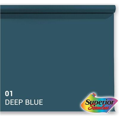 Superior Deep Blue 1,35 x 11m Hintergrundpapier - Hintergrundpapier Superior Deep Blue 1,35 x 11m Hintergrundpapier - Hintergrundpapier