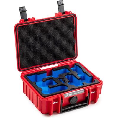 International B&W DJI Osmo Pocket 3 Case Typ 500 Rot (Drohnen Koffer), Drohne Tasche, Rot International B&W DJI Osmo Pocket 3 Case Typ 500 Rot (Drohnen Koffer), Drohne Tasche, Rot