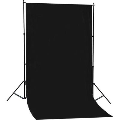 Linkstar Hintergrundsystem BSK-2016B + Schwarzer Stoff (150 cm, 200 cm), Hintergrundsystem, Schwarz Linkstar Hintergrundsystem BSK-2016B + Schwarzer Stoff (150 cm, 200 cm), Hintergrundsystem, Schwarz