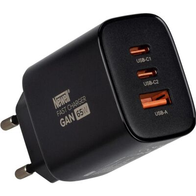 NoName Ładowarka Ładowarka sieciowa Newell GaN 65 W - EU (Kamera Akku Ladegerät), Kamera Stromversorgung NoName Ładowarka Ładowarka sieciowa Newell GaN 65 W - EU (Kamera Akku Ladegerät), Kamera Stromversorgung