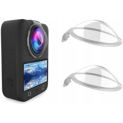 Puluz Zestaw Osłon 2x Osłona Ochronna PC na Obiektyw Obiektywy do DJI Osmo 360 / PU777T, Drohne Zubehör Puluz Zestaw Osłon 2x Osłona Ochronna PC na Obiektyw Obiektywy do DJI Osmo 360 / PU777T, Drohne Zubehör