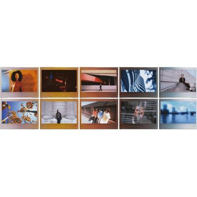 Fujifilm Instax Wide Film Brushed Metal, Sofortbildfilm, Silber Fujifilm Instax Wide Film Brushed Metal, Sofortbildfilm, Silber