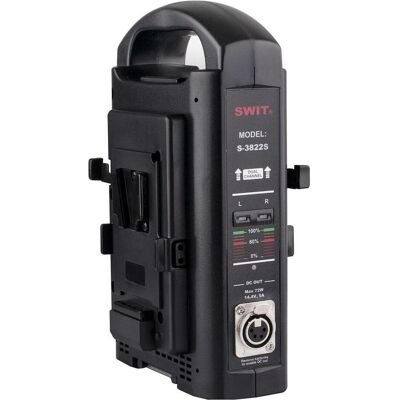Swit S-3822S 2chx3A Fast Simultaneous Charger, adaptor out, V-mount (Kamera Akku Ladegerät), Kamera Stromversorgung, Mehrfarbig Swit S-3822S 2chx3A Fast Simultaneous Charger, adaptor out, V-mount (Kamera Akku Ladegerät), Kamera Stromversorgung, Mehrfarbig