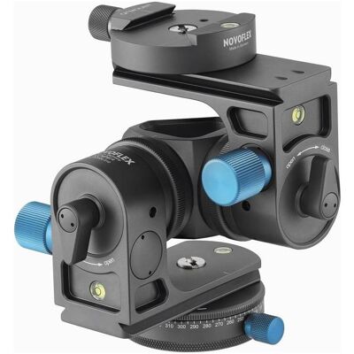 Novoflex Modularer Getriebekopf KOPF² Basic (Getriebeneiger, Panoramakopf), Stativkopf, Schwarz Novoflex Modularer Getriebekopf KOPF² Basic (Getriebeneiger, Panoramakopf), Stativkopf, Schwarz