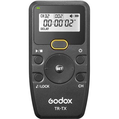 Godox Digital Timer Remote TR N3 (Funk), Fernauslöser, Schwarz Godox Digital Timer Remote TR N3 (Funk), Fernauslöser, Schwarz