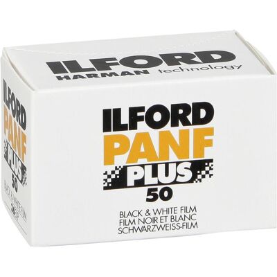 Ilford Pan F Plus 35mm Schwarzweißfilm - ISO 50 - 36 Aufnahmen Ilford Pan F Plus 35mm Schwarzweißfilm - ISO 50 - 36 Aufnahmen