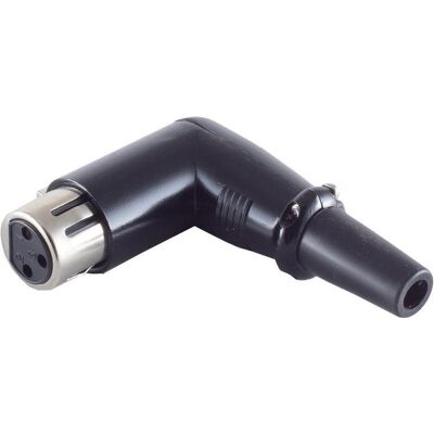 Shiverpeaks - BASIC-S--XLR-Winkel-Kupplung - Schwarz - XLR-Winkel-Kupplung - Steckverbinder Shiverpeaks - BASIC-S--XLR-Winkel-Kupplung - Schwarz - XLR-Winkel-Kupplung - Steckverbinder