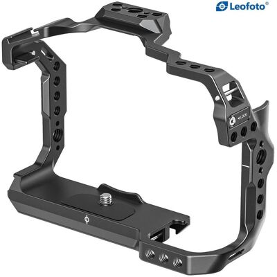 Leofoto Kamerakäfig für Canon R6II (Cage), Video Zubehör, Schwarz Leofoto Kamerakäfig für Canon R6II (Cage), Video Zubehör, Schwarz