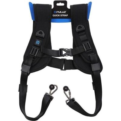 Puluz Double shoulder harness for cameras PU6002 (Diverses Video Zubehör), Video Zubehör, Schwarz Puluz Double shoulder harness for cameras PU6002 (Diverses Video Zubehör), Video Zubehör, Schwarz
