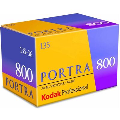 Kodak Portra 800 Film 135/36, Analogfilm, Schwarz Kodak Portra 800 Film 135/36, Analogfilm, Schwarz