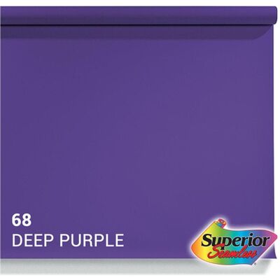 Superior Achtergrond Rol Deep Purple (nr 68) 1.35m x 11m (135 cm, 1100 cm), Hintergrundsystem, Violett Superior Achtergrond Rol Deep Purple (nr 68) 1.35m x 11m (135 cm, 1100 cm), Hintergrundsystem, Violett