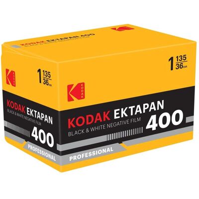 Kodak Ektapan 400 Schwarz-Weiss-Film – ISO 400 – 35 mm – 36 Aufnahmen, Analogkamera, Schwarz Kodak Ektapan 400 Schwarz-Weiss-Film – ISO 400 – 35 mm – 36 Aufnahmen, Analogkamera, Schwarz