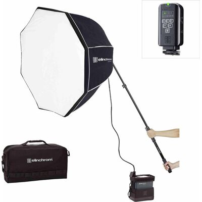 Elinchrom Zestaw studyjny ELB 500 TTL - One Light Portrait Kit, Softbox + Reflektor Elinchrom Zestaw studyjny ELB 500 TTL - One Light Portrait Kit, Softbox + Reflektor