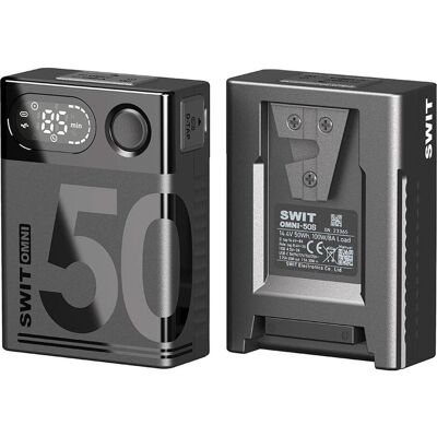 Swit OMNI-50S 50Wh 100W-high-load Professional Mini Battery with USB-C (Kamera Akku), Kamera Stromversorgung, Schwarz Swit OMNI-50S 50Wh 100W-high-load Professional Mini Battery with USB-C (Kamera Akku), Kamera Stromversorgung, Schwarz