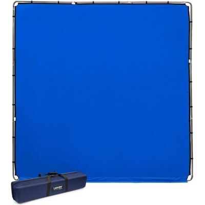 Lastolite LR83352 StudioLink Chroma Key Blue Screen Kit 3x3m (300 cm, 300 cm), Hintergrundsystem, Blau Lastolite LR83352 StudioLink Chroma Key Blue Screen Kit 3x3m (300 cm, 300 cm), Hintergrundsystem, Blau