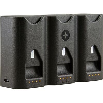 Jupio Tri-Charge AIR3 ENEL15 Series, Kamera Stromversorgung, Schwarz Jupio Tri-Charge AIR3 ENEL15 Series, Kamera Stromversorgung, Schwarz