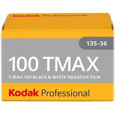 Kodak TMX 100 Film 135/36, Analogfilm, Schwarz, Gelb Kodak TMX 100 Film 135/36, Analogfilm, Schwarz, Gelb