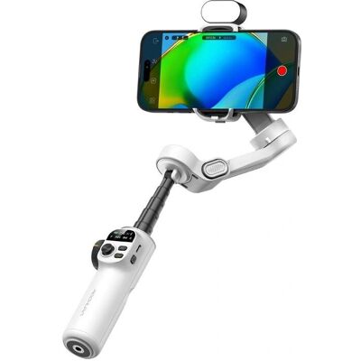 NoName AOCHUAN X2 Gimbal mit RGB-Beleuchtung (Weiss), Gimbal, Weiss NoName AOCHUAN X2 Gimbal mit RGB-Beleuchtung (Weiss), Gimbal, Weiss