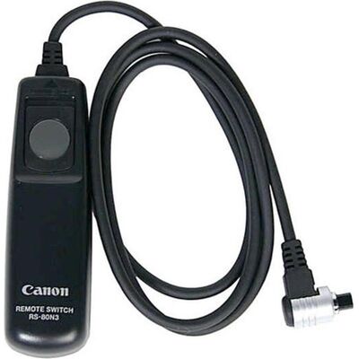 Canon Rs-80 N3 (Kabel), Fernauslöser, Schwarz Canon Rs-80 N3 (Kabel), Fernauslöser, Schwarz