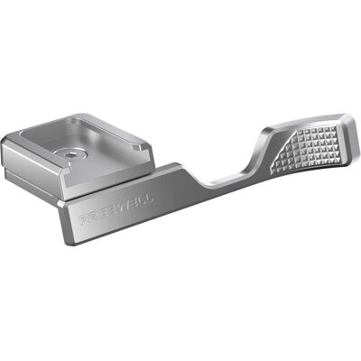 Freewell Fuji X100VI Thumb Grip with Cold Shoe Mount (Silver) (Handgriff), Batteriegriff, Silber Freewell Fuji X100VI Thumb Grip with Cold Shoe Mount (Silver) (Handgriff), Batteriegriff, Silber