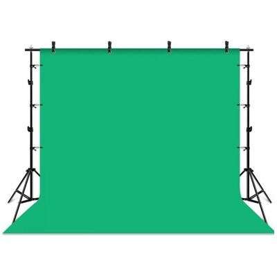 Puluz Green Screen Studio Hintergrund Kit (300 cm, 200 cm), Hintergrundsystem, Grün, Rot, Blau Puluz Green Screen Studio Hintergrund Kit (300 cm, 200 cm), Hintergrundsystem, Grün, Rot, Blau