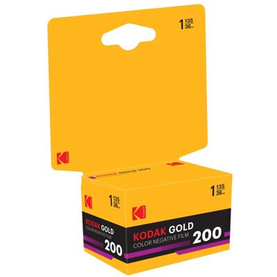 Kodak Gold 200 135-36 Blister, Analogfilm, Gold Kodak Gold 200 135-36 Blister, Analogfilm, Gold