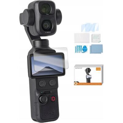 Sunnylife 2x Schutzglas aus gehärtetem Glas 9h für den Bildschirm des DJI Osmo Pocket 4p / 4 / 3 /, Geräte Schutzfolie Sunnylife 2x Schutzglas aus gehärtetem Glas 9h für den Bildschirm des DJI Osmo Pocket 4p / 4 / 3 /, Geräte Schutzfolie