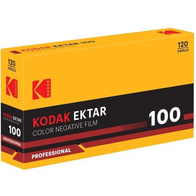 Kodak Ektar 100 120 5er-Pack, Analogfilm, Mehrfarbig Kodak Ektar 100 120 5er-Pack, Analogfilm, Mehrfarbig